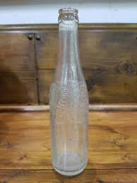 VINTAGE PEPSI~COLA 12 ONCE CLEAR GLASS BOTTLE. | eBay