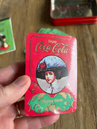 Vintage Coca Cola Playing Cards in Tin - Etsy
