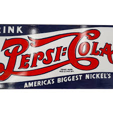 Sold at Auction: Vintage Drink Pepsi-Cola 5 Cent Sign