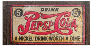 Vintage Pepsi Cola ad Bath Towel by Les Palenik - Les ...