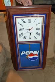 Pepsi Cola Hanover Quartz Pendulum Battery Clock Dated 12-97 ...