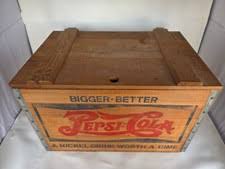 Pepsi Wooden Crate for sale | eBay