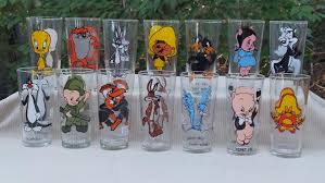 Looney Tunes Warner Bros Character Glasses Drink Tumblers ...