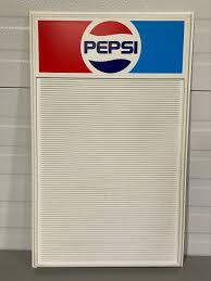 PEPSI MENU BOARD W/ LETTERS - NEW OLD STOCK - 16.5" X 27.5 ...