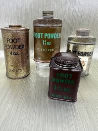 Vintage WW2 Foot Powder Cans Set of 4 - Authentic Wartime Collectibles - Etsy