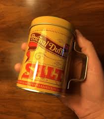 Vintage Salt & Pepper Shaker Set Range Top Style Jumbo Size W/Easy Grip Handles | eBay