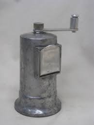 vintage pepper mill all metal grinder 4" dispenser manual ...