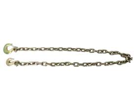 1/2" x 10' Grab Hook and Safety Hook Grade 70 Chain Pack of ...
