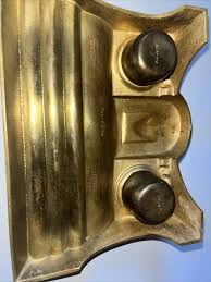 ANTIQUE SIGNED GESCHUTZT DEPOSE BRONZE DOUBLE INK WELL ART ...