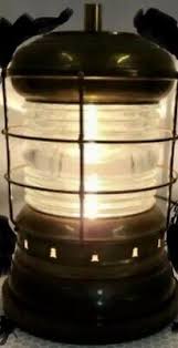 Antique Vintage Brass Ship Lantern Lamp Light | eBay