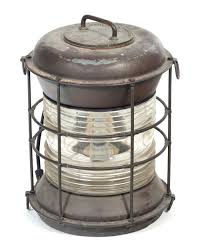 Lot - DURKEE MARINE 360-DEGREE SHIP'S LANTERN Staten Island ...