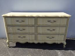 Dresser French Provincial Bombe Nursery Table Chest Console ...