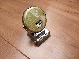 Vintage Metal Globe Perpetual Flip Calendar of World Map ...