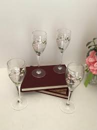 Vintage Perrier Jouet Bell Hand-painted Champagne Flutes ...