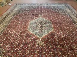 9x12 Indo-Bidjar Rug, Red Oriental Carpet 9 x 12, Herati ...