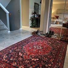 Special Red Blue Area Rug Carpet Machine Washable Mat Living ...