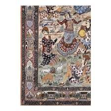 Canvello Ivory Silkroad Isfahan Rug - 3'6" X 6' - Ivory ...