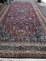 Hand woven middle eastern M-eshed antique carpet 9' x 19' good condition P.ersia | eBay