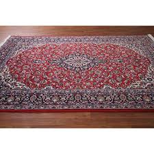 Traditional Red Mashad Turkish Rug Machine Made Carpet - 6'4" x 9'8" - Bed Bath & Beyond - 39068404