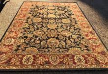 Sold at Auction: MOVIE PROP - KALEEN SAROUK PATTERN HAND TUFTED RUG - 8.0 x 11.1