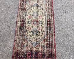 Rug Turkish Kilim Rug 55" X 30" , Oushak Rug , Vintage Rug ...