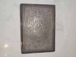 Vintage Persian 84 Hallmarked Engraved Silver Cigarette Case 147 Grams 5"x4" | eBay