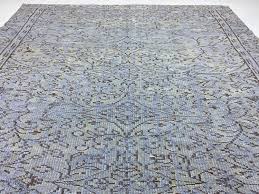 Dusty Blue Vintage Rug 6x9, Turkish Oushak Rug, Dusty Blue Artisan Vintage Rug, Boho Farmhouse Decor, Unique Handmade Rug, 5.7x8.5 Ft - Etsy