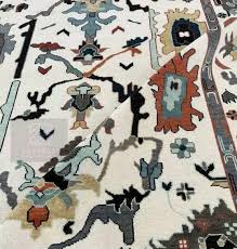 Buy 8x10,9x12 Multi Color Hand Knotted Oushak Rugs Rug for ...