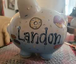 Donut Themed Piggy Bank - Etsy