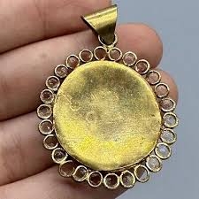 Unique lovely ancient Roman gold plated pendant with unique ...