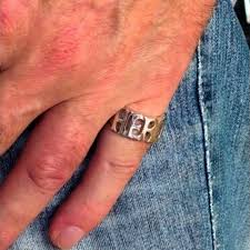 Sterling Silver Letter Ring Hero One Word Bold Letters High ...