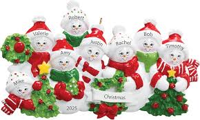 Amazon.com: Santa Tell Me Family Christmas Ornaments ...