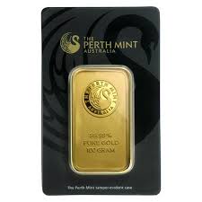 100 Gram Perth Gold Bar | Buy Gold Bars | Perth Mint
