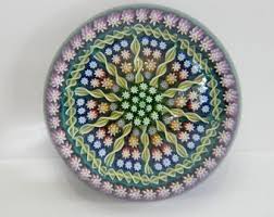 Perthshire Concentric Millefiori 3" Paperweight-pastels - Etsy