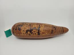 Rattle Calabash Musical Instrument Pumpkin Peru Shaker Vintage 70s 37 Cm Long Rattle Calabash Musical Instrument Pumpkin Hand-carved - Etsy