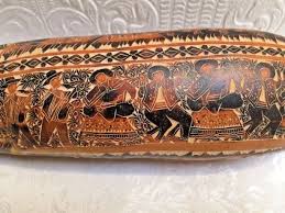 Hand Carved Folk Art Peruvian Gourd | eBay