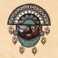 Handcrafted Archaeological Copper Bronze Tumi Mask ...