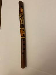 Hand carved wooden flute art folk art musical instrument | eBay