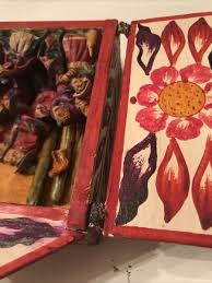 Old Antique Handmade Retablo Folk Art Fruit people muscian Gathering | eBay