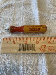 Vintage 1950's PET MILK Advertising Can Opener - Wooden ...