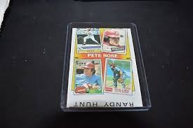 pete rose years 1979 / 1982 card Topps miss cut error #6 NM | eBay