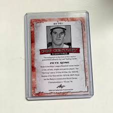 Leaf Pop Century Pete Rose #20/25 Auto Signed Autographed Baseball Car — Showpieces Sports