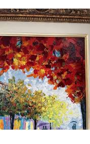 Slava Ilyayev Caught in the Rain Original Oil on Canvas Hand Signed Framed - Etsy Israel