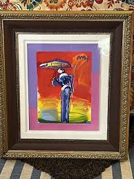 Sage With Umbrella & Cane - Signed Peter Max Original ...