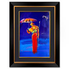 Umbrella Man with Cane" - Peter Max Gallery - 270802 | Qart.com