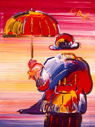 Peter Max, Umbrella Man, 1999, Hand Signed, Official Edition ...