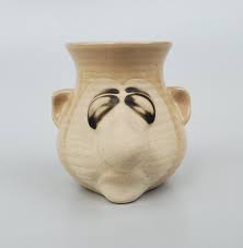 Peter Petrie Maine Studio Pottery Novelty Big Nose Egg Yolk ...