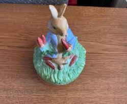 Charming Easter Bunny Figurine Like new | Mercari