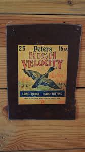 Peters Shotgun Shells Image - Old Tin Sign - Etsy