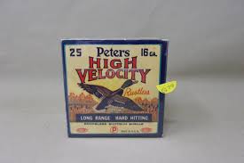 Rare Peters High Velocity 16 GA Empty Shell Box (#Q79 ...